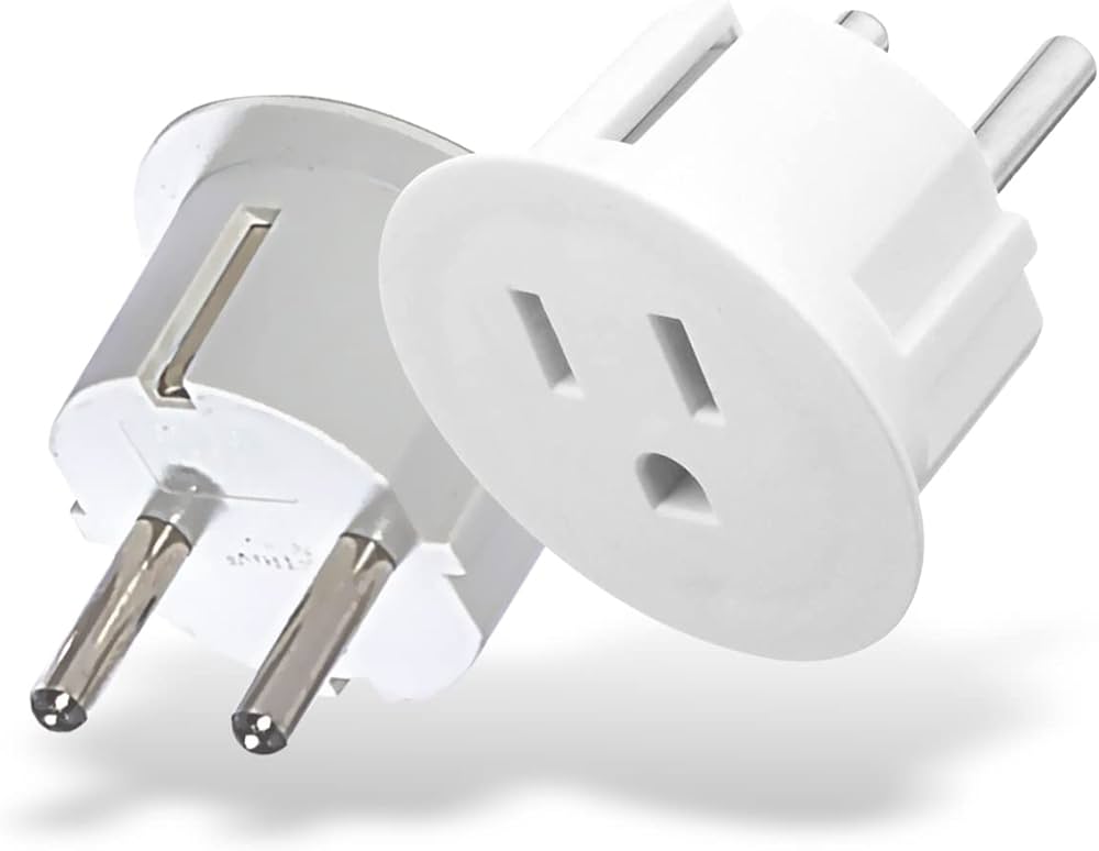  OREI American USA To European Schuko Germany Plug Adapters 