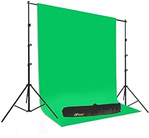  HIFFIN  Green Screen Backdrop with Stand 