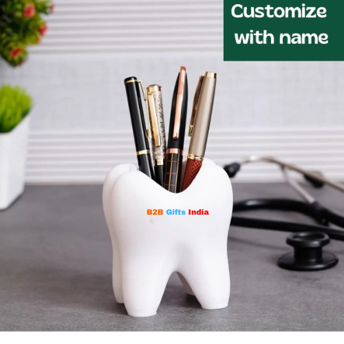  Doctor Dental Teeth Shape Pen Pencil Holder Stand  