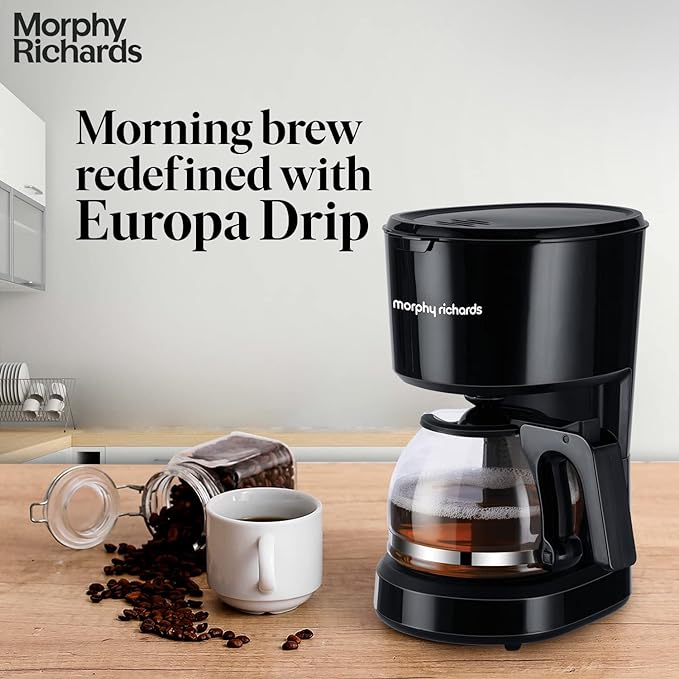  Morphy Richards Europa Drip Espresso Coffee Machine For Home|600W Drip Coffee Maker 