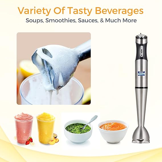  KENT 16044 Hand Blender Stainless Steel 400 W | Variable Speed Control  