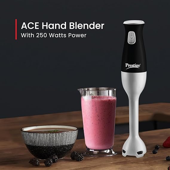  Prestige ACE Hand Blender 250 W (Black and White) 