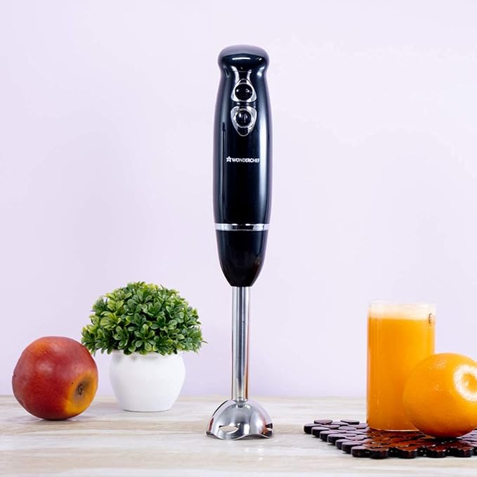  Wonderchef Prima Electric 180 W Hand Blender I PortableI Compact Easy Grip Body  