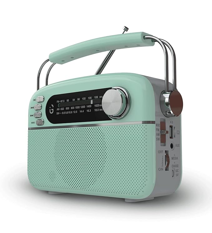  iGear Evoke Retro Modern style Radio and MP3 player 