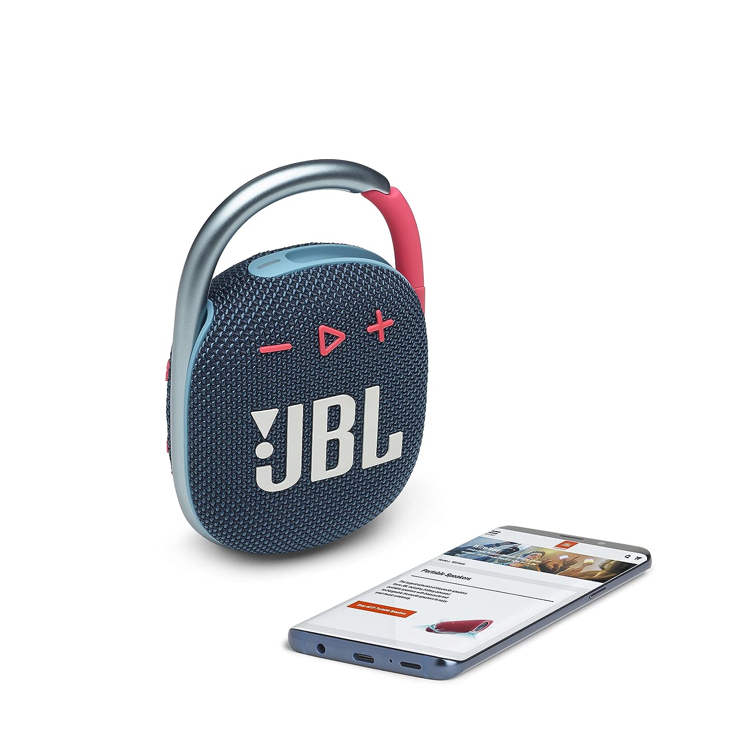  JBL Clip 4, Wireless Ultra Portable Bluetooth Speaker 