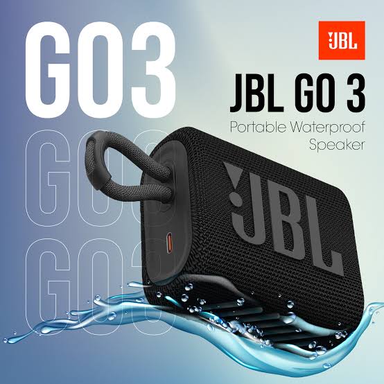  JBL Go 3, Wireless Ultra Portable Bluetooth Speaker 