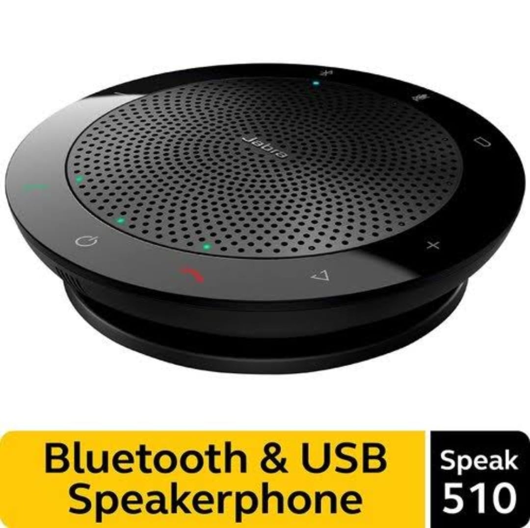  Jabra Speak 510 10 Watt Wireless Bluetooth Portable Speaker 