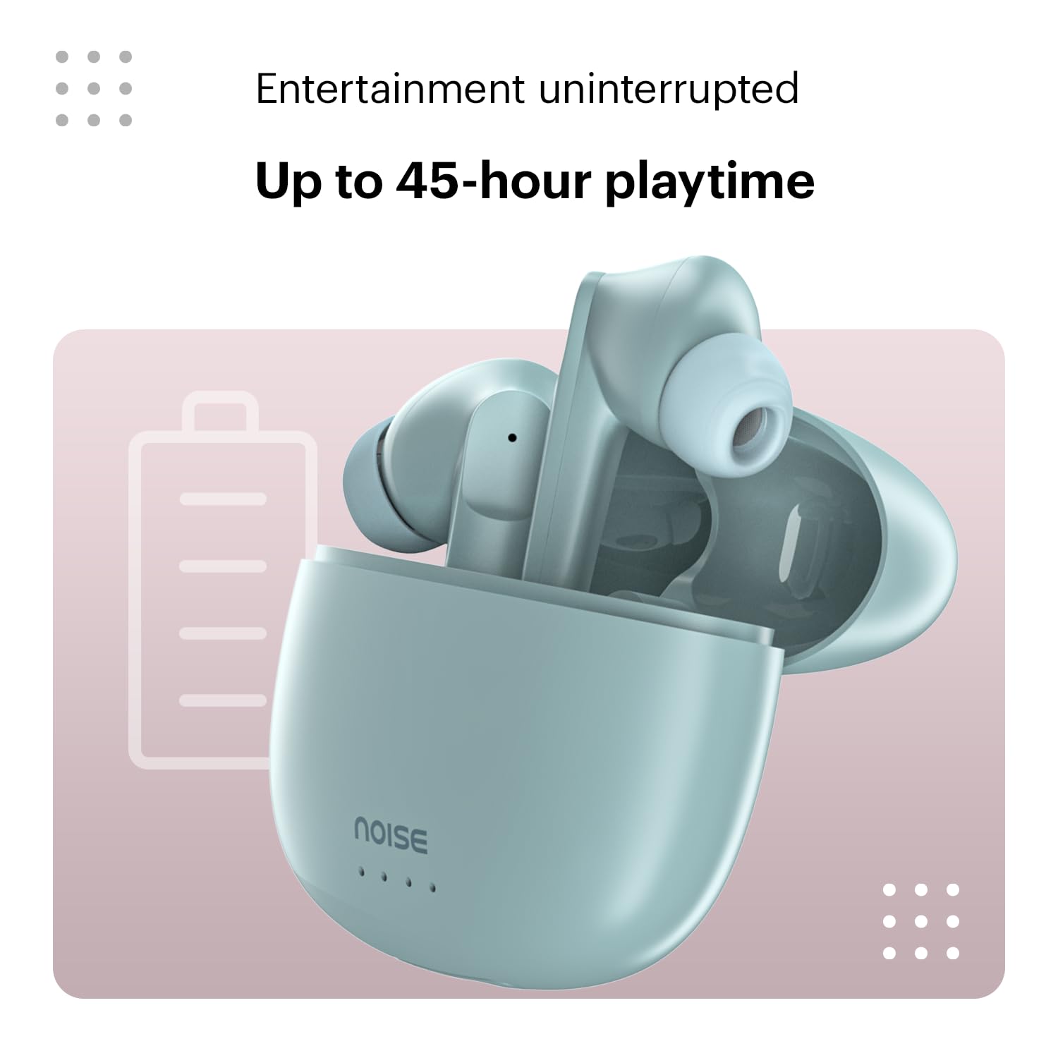  Noise Buds VS104 Truly Wireless Earbuds with 45H of Playtime, 