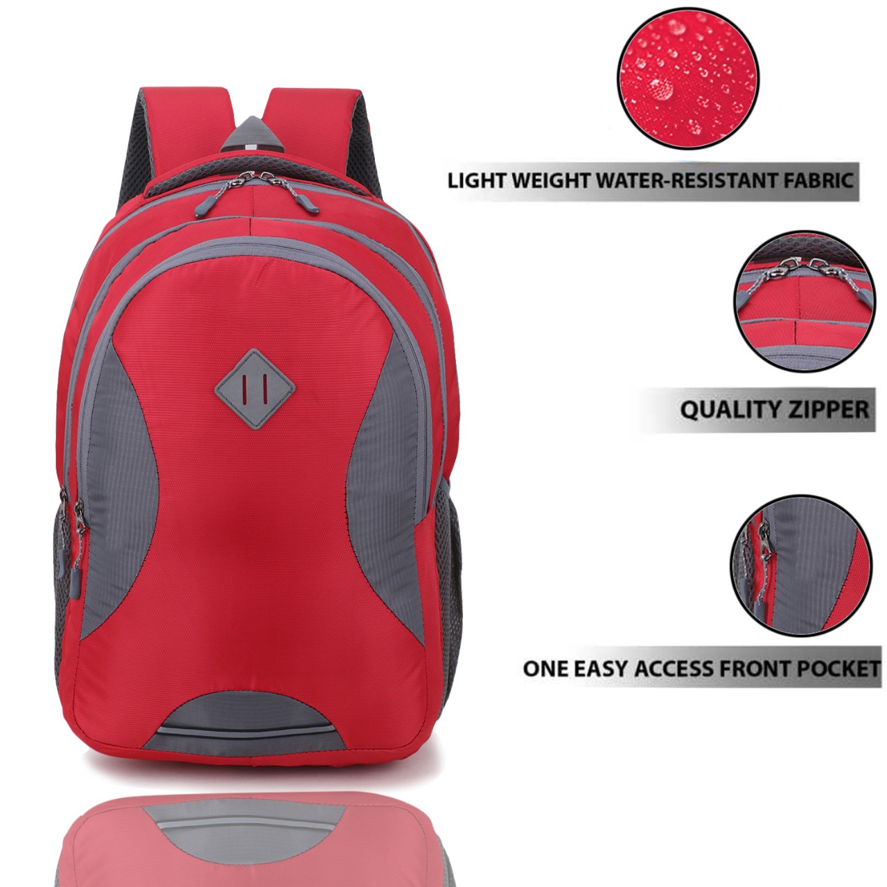  LOUIS CARON HiStorage Laptop Backpack  (Red) 