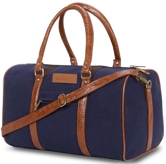  ZAINTO Canvas Travel Duffle Bag 