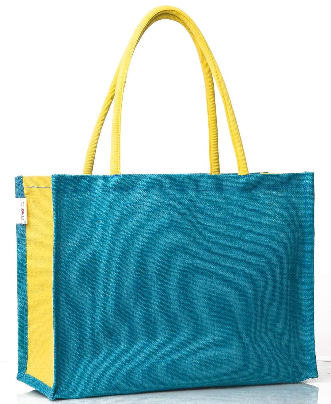  H&B Jute Shopping Handbag Grocery Bag  