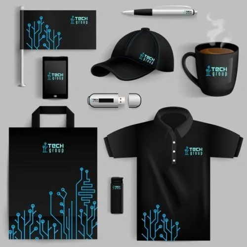  Welcome kit with Tshirt, pen drive, Power bank, Key chain, Pen and Felt fabric bag 