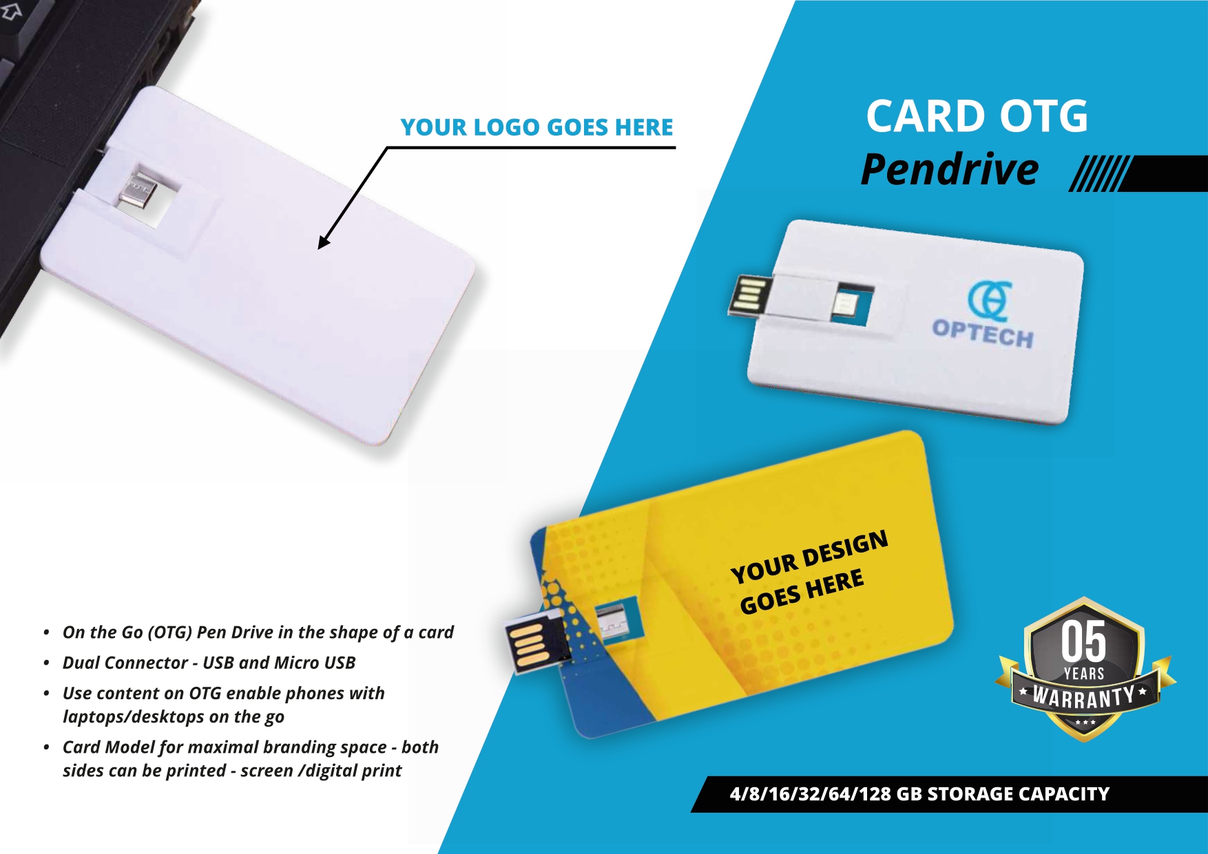  OTG Card USB Pen drive  