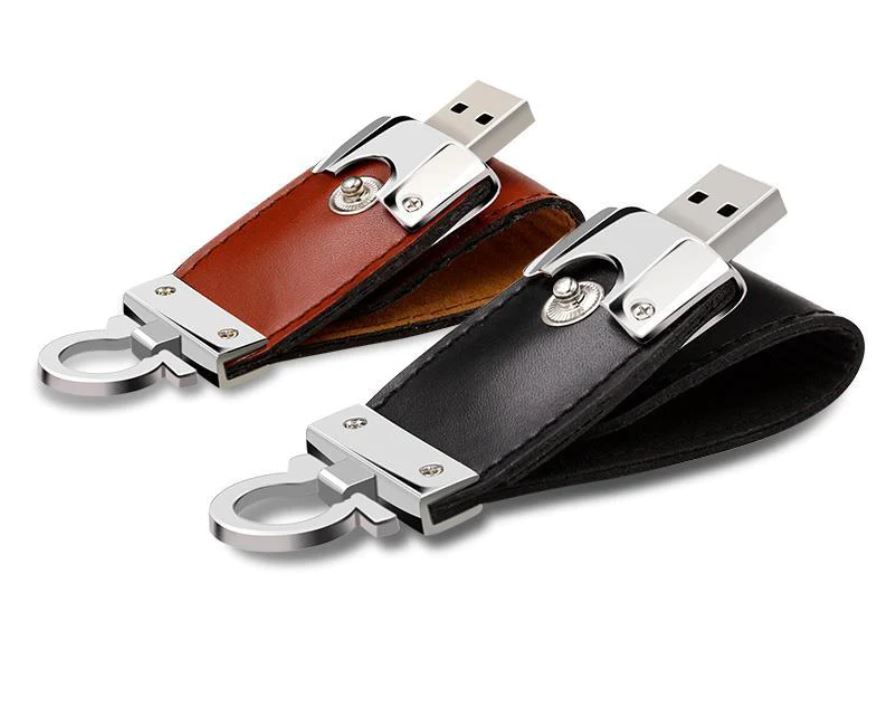  Stylish leather USB flash drives 