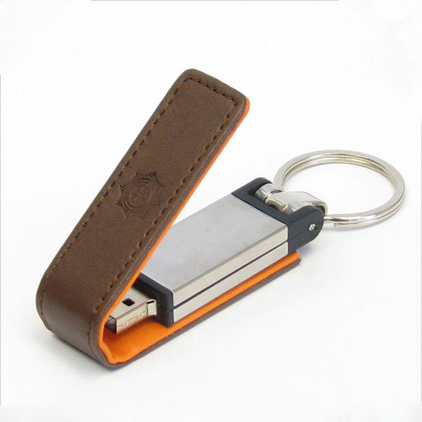  Chain Leather pen drive 