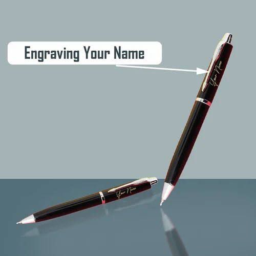  Personalized Black Ball Pen 