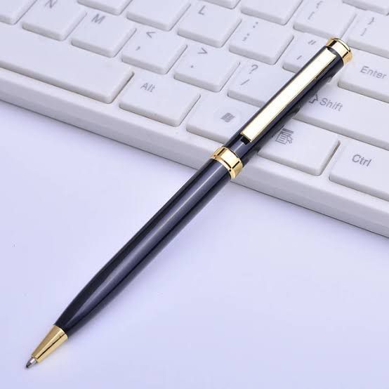  Black Twist Golden Metal Ball pen 