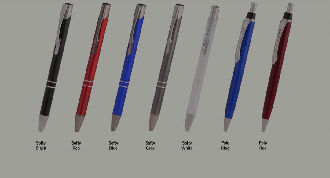  Double Clip Softly Polo Multi set Pen 