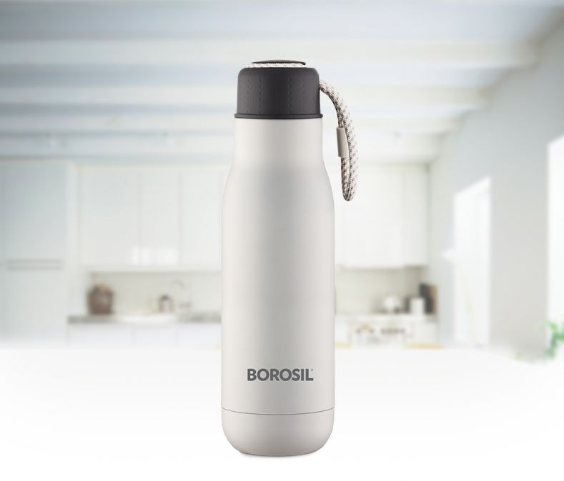  Borosil Rope bottle White 