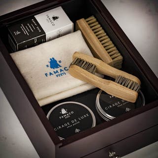 Famaco Pied Cireur Deluxe Shoe Shine Box