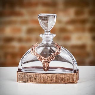 English Pewter Co Majestic Copper Stag Decanter - 570ml