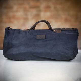 Barbour Wax Holdall - Navy