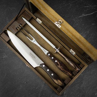 4 Piece Carving Set - Stainless Steel