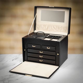 Medium Jewellery Box - Black