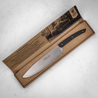 Le Thiers 18cm Carving Knife with Matte Black Handle