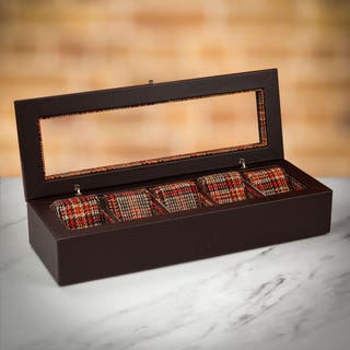 x WM Brown 5pc Watch Box