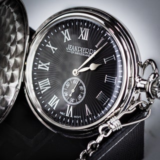 Jean Pierre Sunburst Black Dial