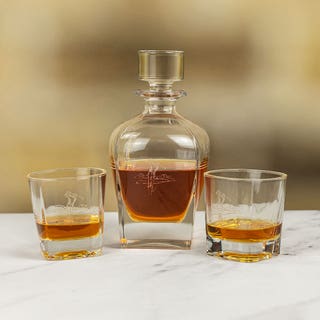 Decanter & Glass Set - Golf