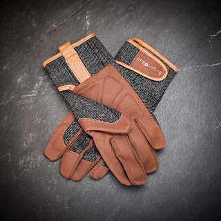 Burgon & Ball Dig The Glove Leather Gardening Gloves - Tweed