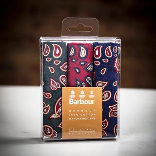 Barbour Paisley Handkerchief Box Set