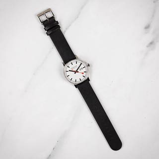 Evo2 Big Date - White Dial / Black Vegan Strap / 40mm
