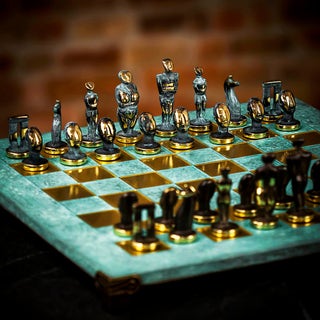 Manopoulos Cycladic Art Chess Set - Large