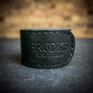 Brooks England Leather Trouser Strap - Black