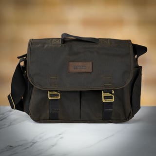 Essential Wax Satchel Bag - Olive