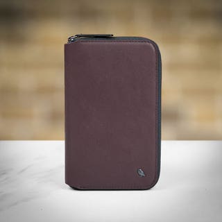 Zip Leather Passport & Travel Document Organiser