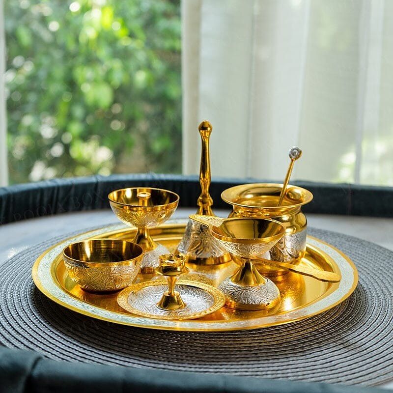 Pooja Thali & Charan Paduka