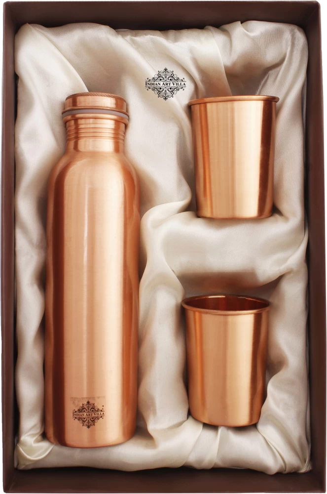 Copper Flask & Cup Set