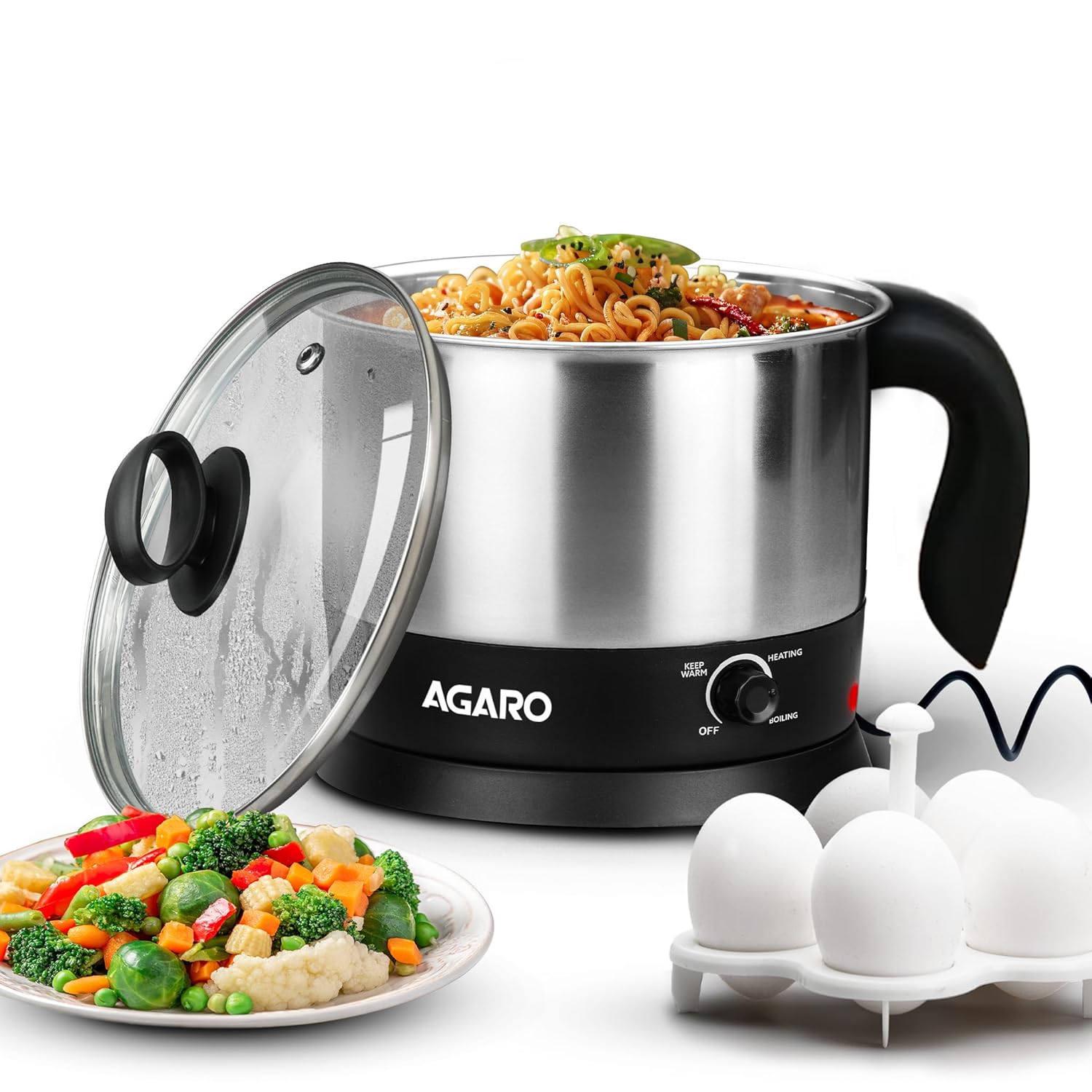AGARO Esteem Electric Multipurpose Kettle 1.2L