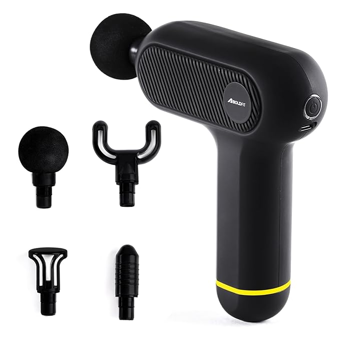 Boldfit Massage Gun for Pain Relief Deep Tissue Compact Massager