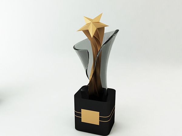Black Gold Corporate Trophy