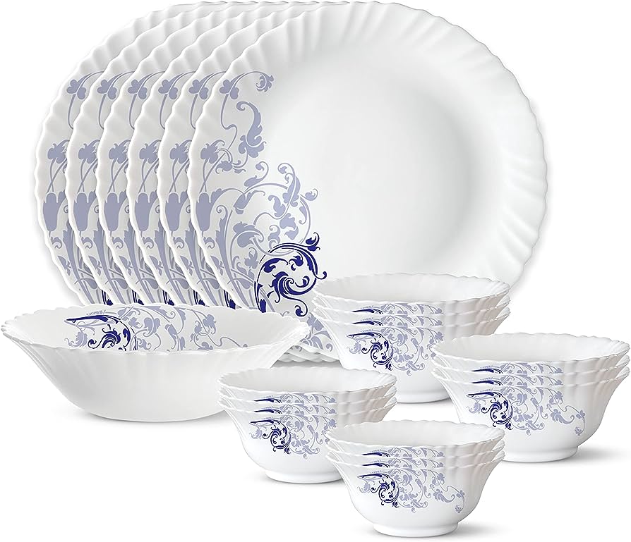 Blue Pattern Dinner Set