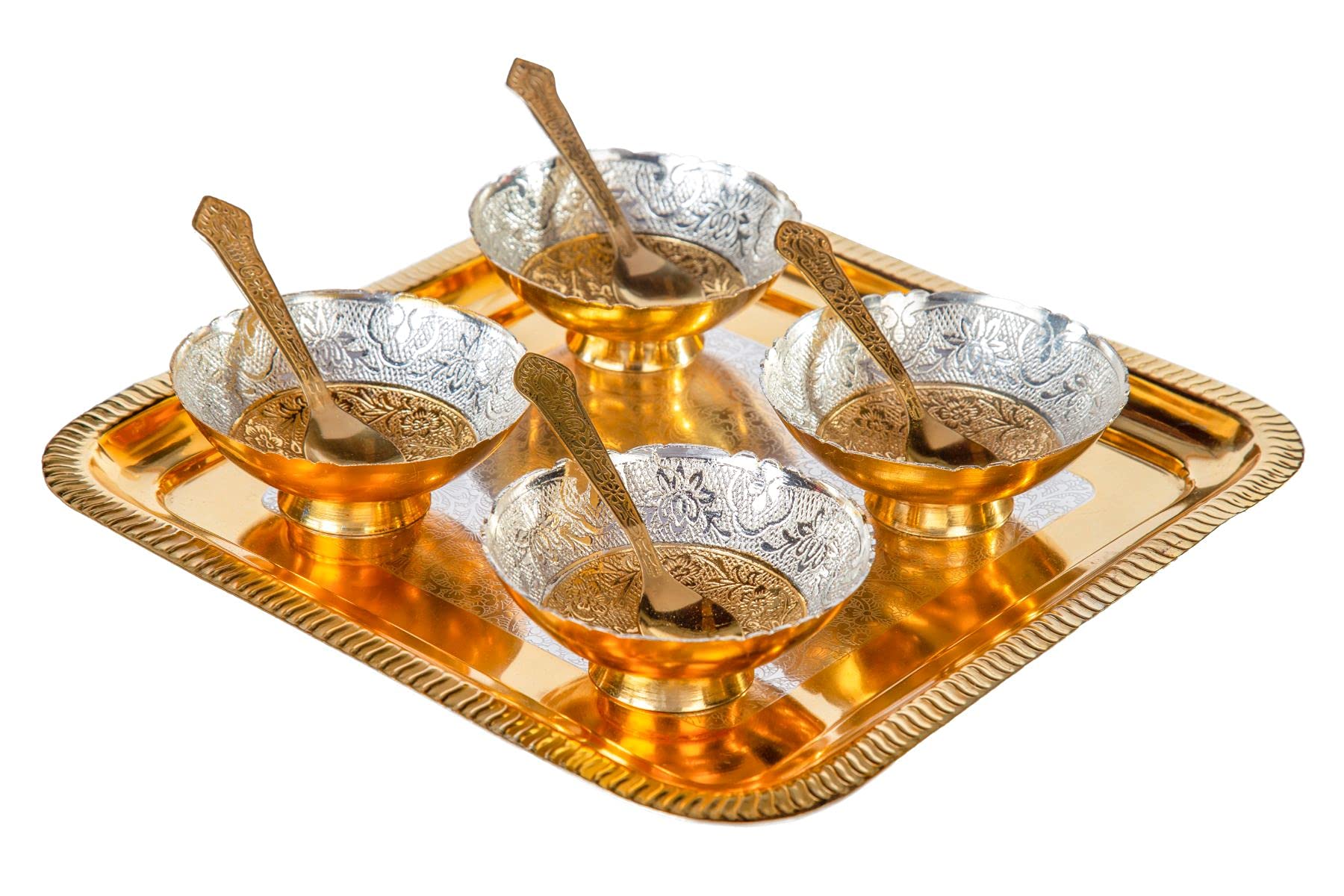 Crystal Condiment Bowl Set