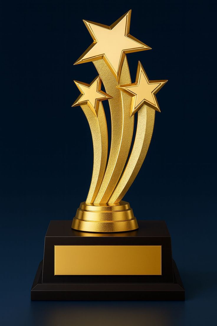 Curved Star Trophy