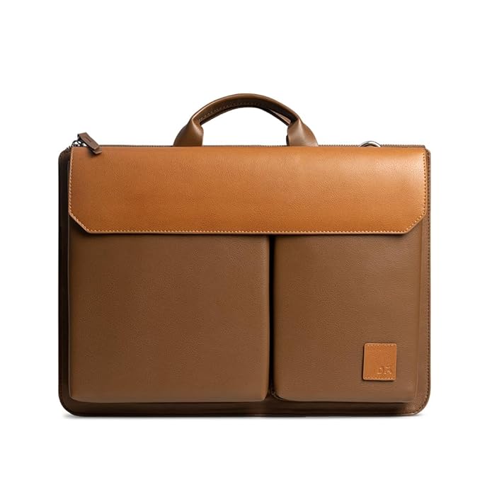 DailyObjects Leather Urban Tech Briefcase Bag