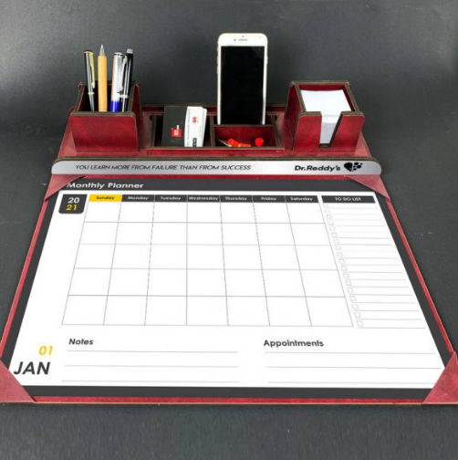 Desk Organizer With Planner
