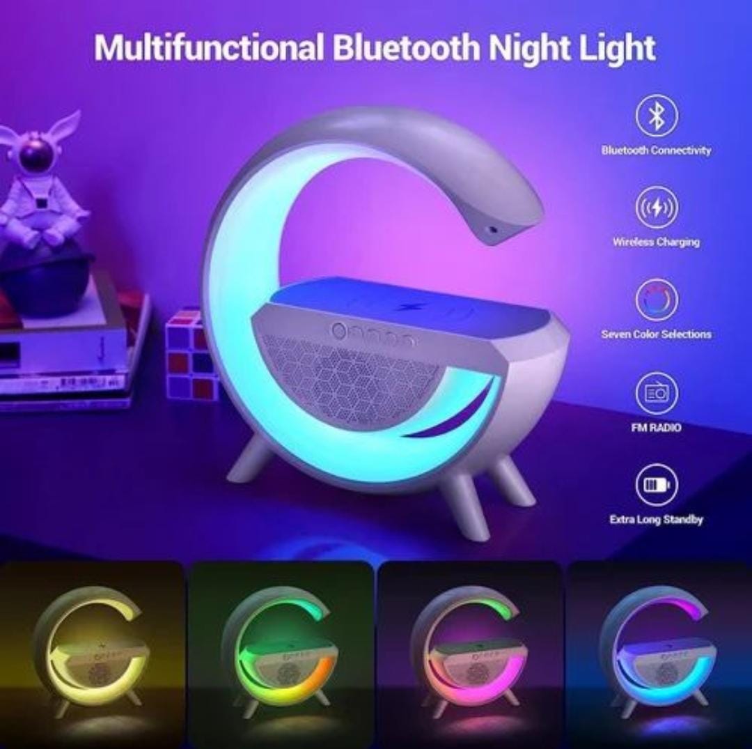 G Speaker Cum Charging RGB Lamp